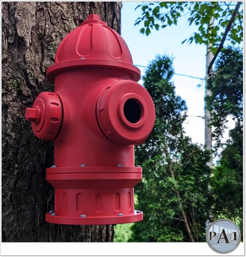 Vogelhaus Feuerhydrant, 39 cm hoch