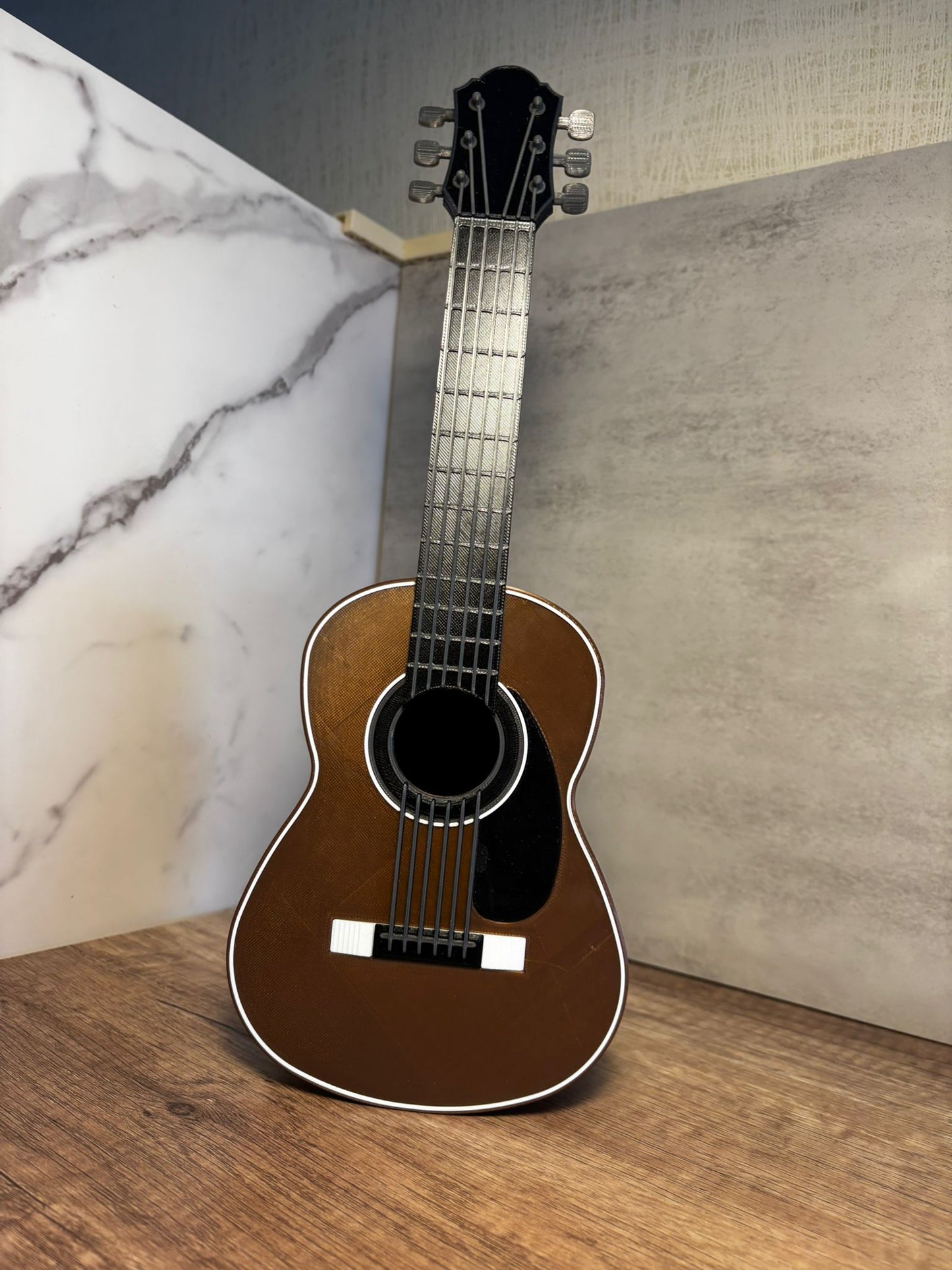 Vogelhaus Gitarre 35 cm | Deko Vogelhaus Outdoor | Gitarren Design | Garten Deko | Wetterfest | Geschenk für Musikliebhaber