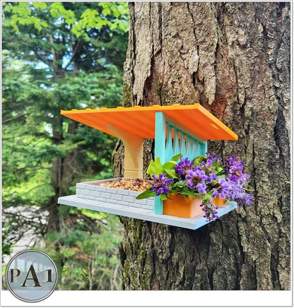 Vogelfutterhaus mit Halterung – 3D-Druck für Garten & Balkon