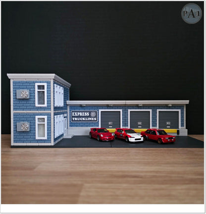 Hot Wheels Warehouse – 3D Diorama Lagerhalle (Deko)