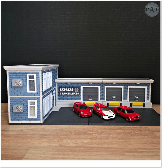 Hot Wheels Warehouse – 3D Diorama Lagerhalle (Deko)