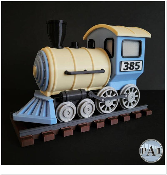 3D Licht Lokomotive (Lok) – Deko/Nachtlicht – ohne LED | 3D-Druck