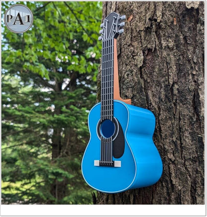Vogelhaus Gitarre 35 cm | Deko Vogelhaus Outdoor | Gitarren Design | Garten Deko | Wetterfest | Geschenk für Musikliebhaber