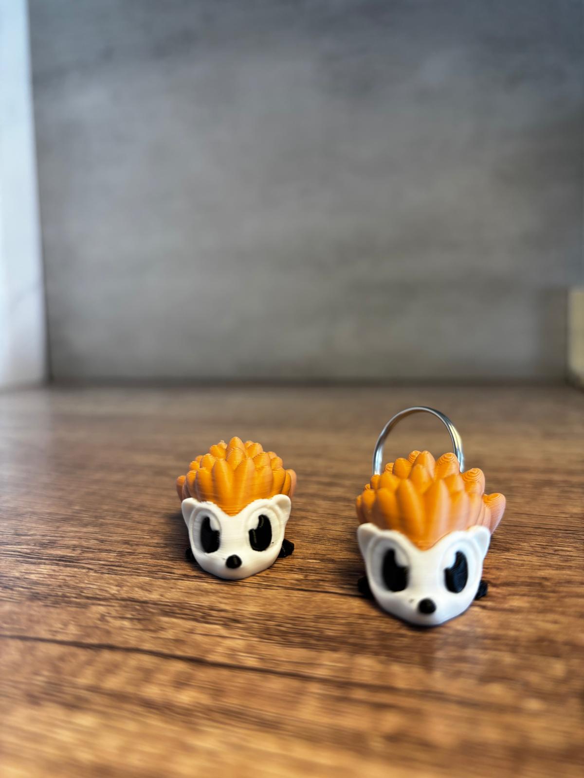 Flexi Igel Figur | beweglicher Igel 3D Druck | süßes Tier Geschenk | Fidget Toy | Schlüsselanhänger optional | personalisierte Farbe