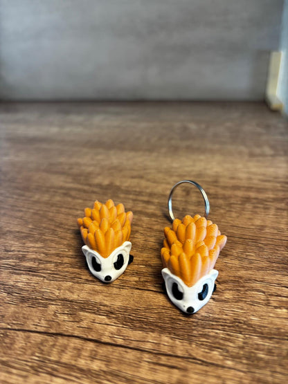 Flexi Igel Figur | beweglicher Igel 3D Druck | süßes Tier Geschenk | Fidget Toy | Schlüsselanhänger optional | personalisierte Farbe