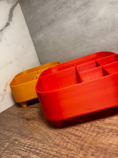 Bad Organizer aus 3D Druck | Schmink Organizer | Aufbewahrung Badezimmer | Kosmetik Organizer | Wunschfarbe | 17 cm