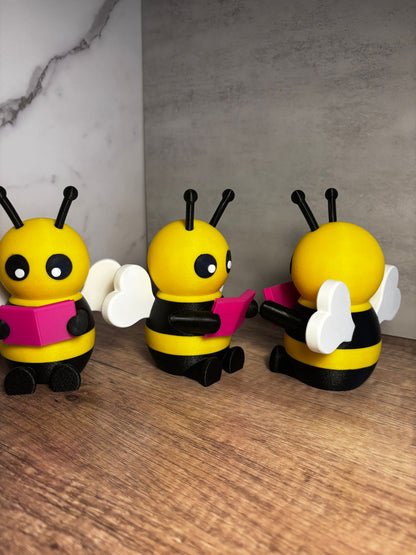Süße Biene Deko aus 3D Druck | Bee Figur | Kawaii Tierfigur | Frühlingsdeko | Geschenkidee | Wunschfarbe | ca. 10 cm