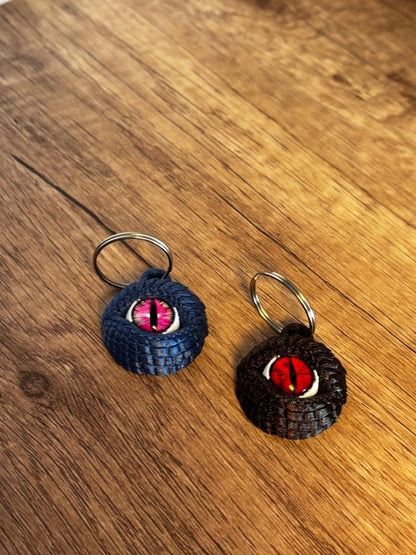 Drachenauge Schlüsselanhänger | Fantasy Schlüsselanhänger | 3D Druck Anhänger | Geschenk Idee | personalisierte Farbe | kleiner Anhänger
