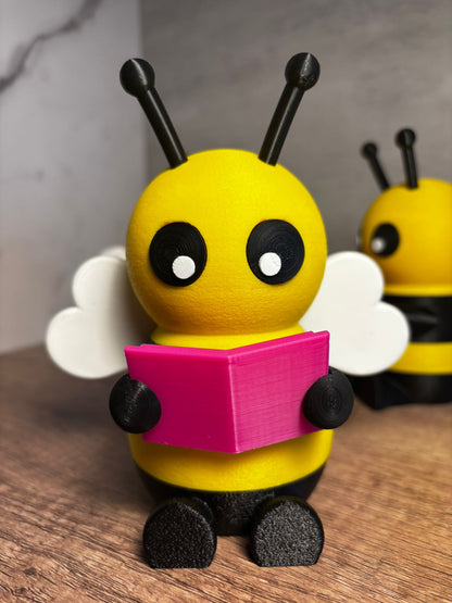 Süße Biene Deko aus 3D Druck | Bee Figur | Kawaii Tierfigur | Frühlingsdeko | Geschenkidee | Wunschfarbe | ca. 10 cm