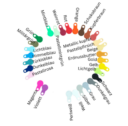 10er Set Untersetzer Herz – Wunschfarbe | 3D-Druck