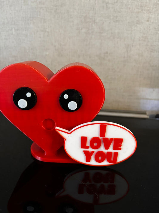 3D Herz „I LOVE YOU“ – Deko Geschenkidee