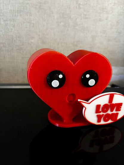 3D Herz „I LOVE YOU“ – Deko Geschenkidee