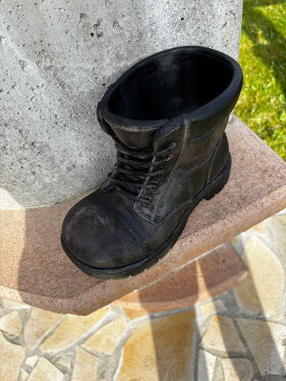 Dekostiefel Pflanztopf – 3D gedruckter Blumentopf Stiefel – handbemalt – optional wasserdicht versiegelt