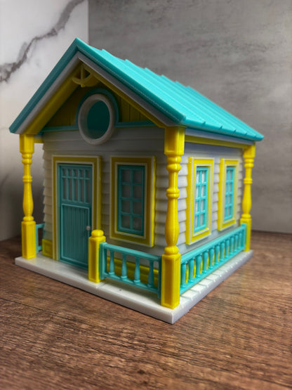 Vogelhaus Landhaus Stil | Wetterfestes Vogelhaus | Cottage Vogelhaus | 3D Druck | Wunschfarbe möglich