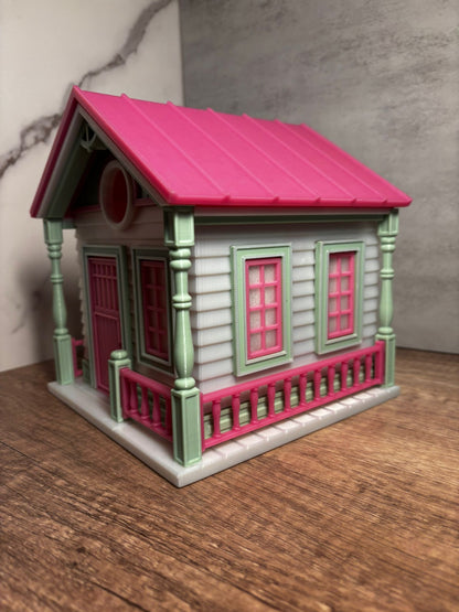 Vogelhaus Landhaus Stil | Wetterfestes Vogelhaus | Cottage Vogelhaus | 3D Druck | Wunschfarbe möglich