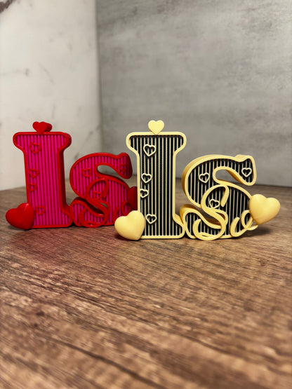 Is So Deko Aufsteller | Spruch Deko mit Herzen | 3D Druck Schild | Wunschfarbe | Geschenkidee | Tischdeko