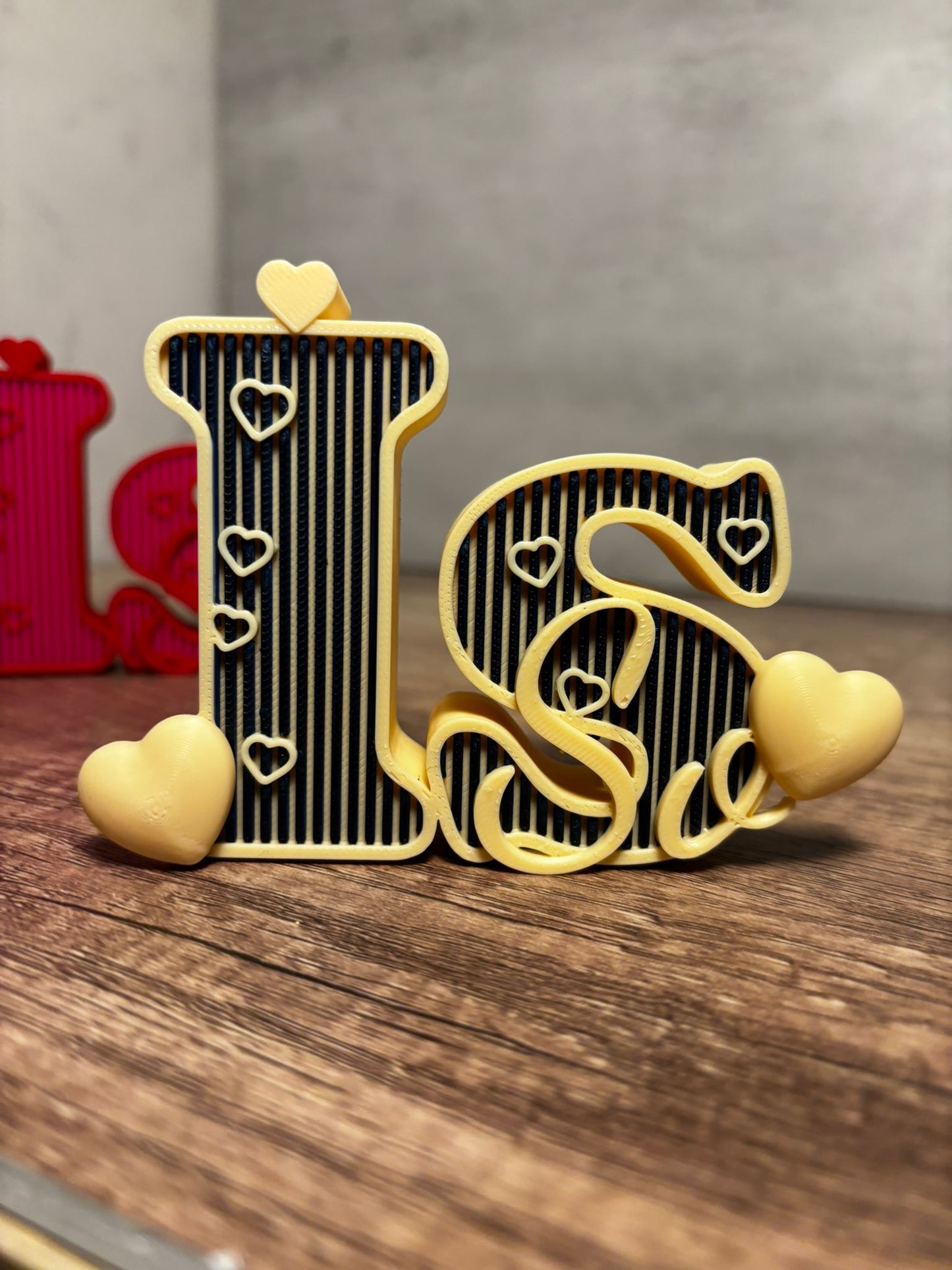 Is So Deko Aufsteller | Spruch Deko mit Herzen | 3D Druck Schild | Wunschfarbe | Geschenkidee | Tischdeko