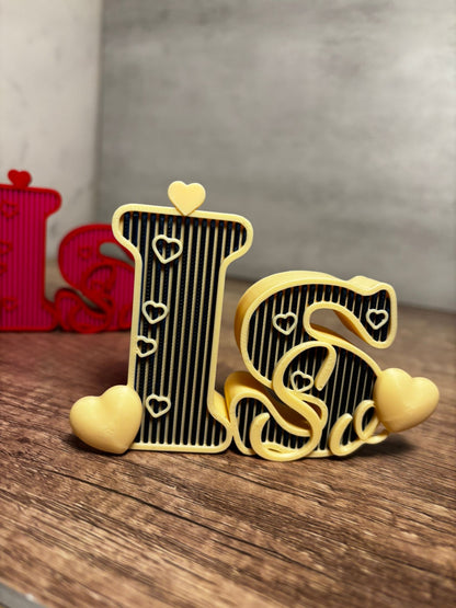 Is So Deko Aufsteller | Spruch Deko mit Herzen | 3D Druck Schild | Wunschfarbe | Geschenkidee | Tischdeko