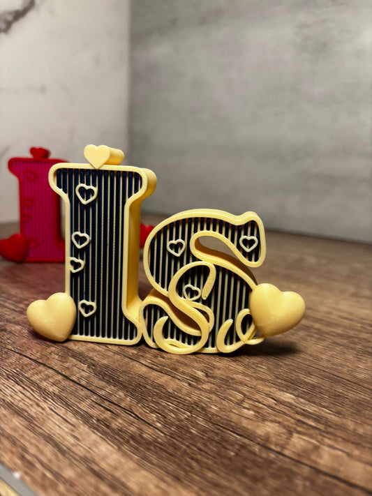 Is So Deko Aufsteller | Spruch Deko mit Herzen | 3D Druck Schild | Wunschfarbe | Geschenkidee | Tischdeko