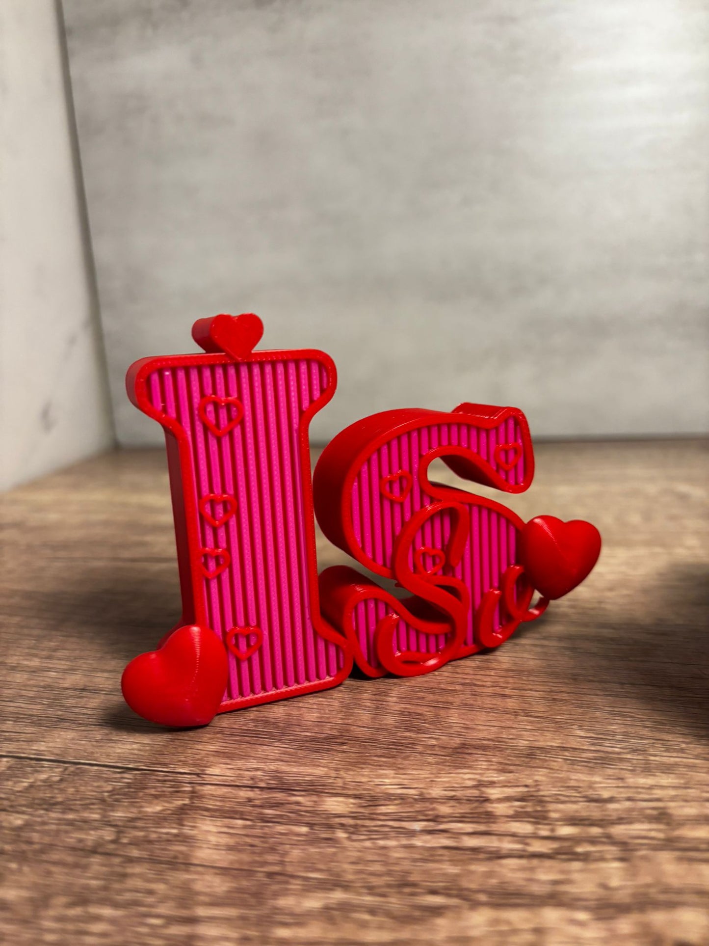 Is So Deko Aufsteller | Spruch Deko mit Herzen | 3D Druck Schild | Wunschfarbe | Geschenkidee | Tischdeko
