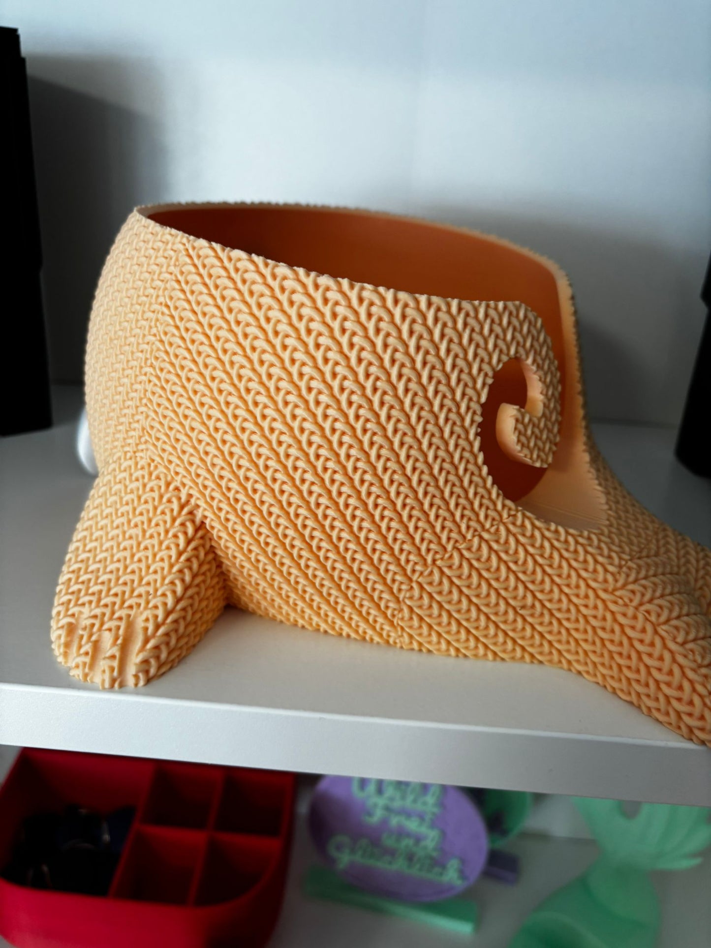 Walross Wollhalter | Wollspender für Garnknäuel | Strickzubehör | Häkelzubehör | 3D Druck | Wunschfarbe | Walross Deko