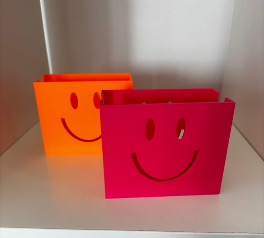 Taschentuchbox mit Smiley | Kosmetiktücher Box | 3D Druck | Wunschfarbe | Moderne Tissue Box | Dekoration | Geschenk