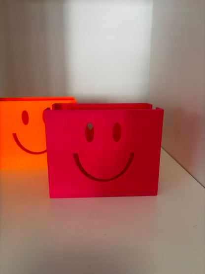Taschentuchbox mit Smiley | Kosmetiktücher Box | 3D Druck | Wunschfarbe | Moderne Tissue Box | Dekoration | Geschenk