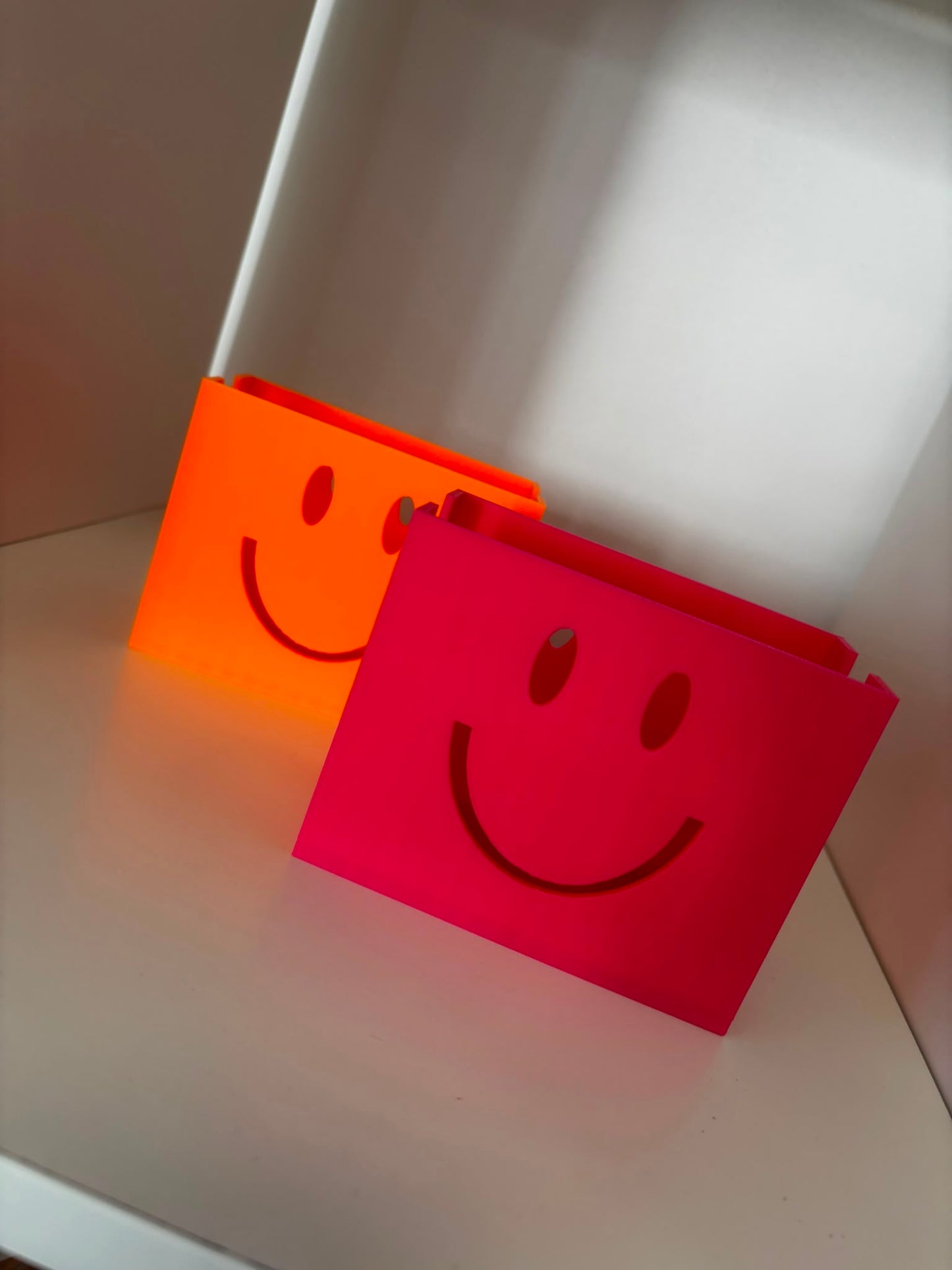 Taschentuchbox mit Smiley | Kosmetiktücher Box | 3D Druck | Wunschfarbe | Moderne Tissue Box | Dekoration | Geschenk