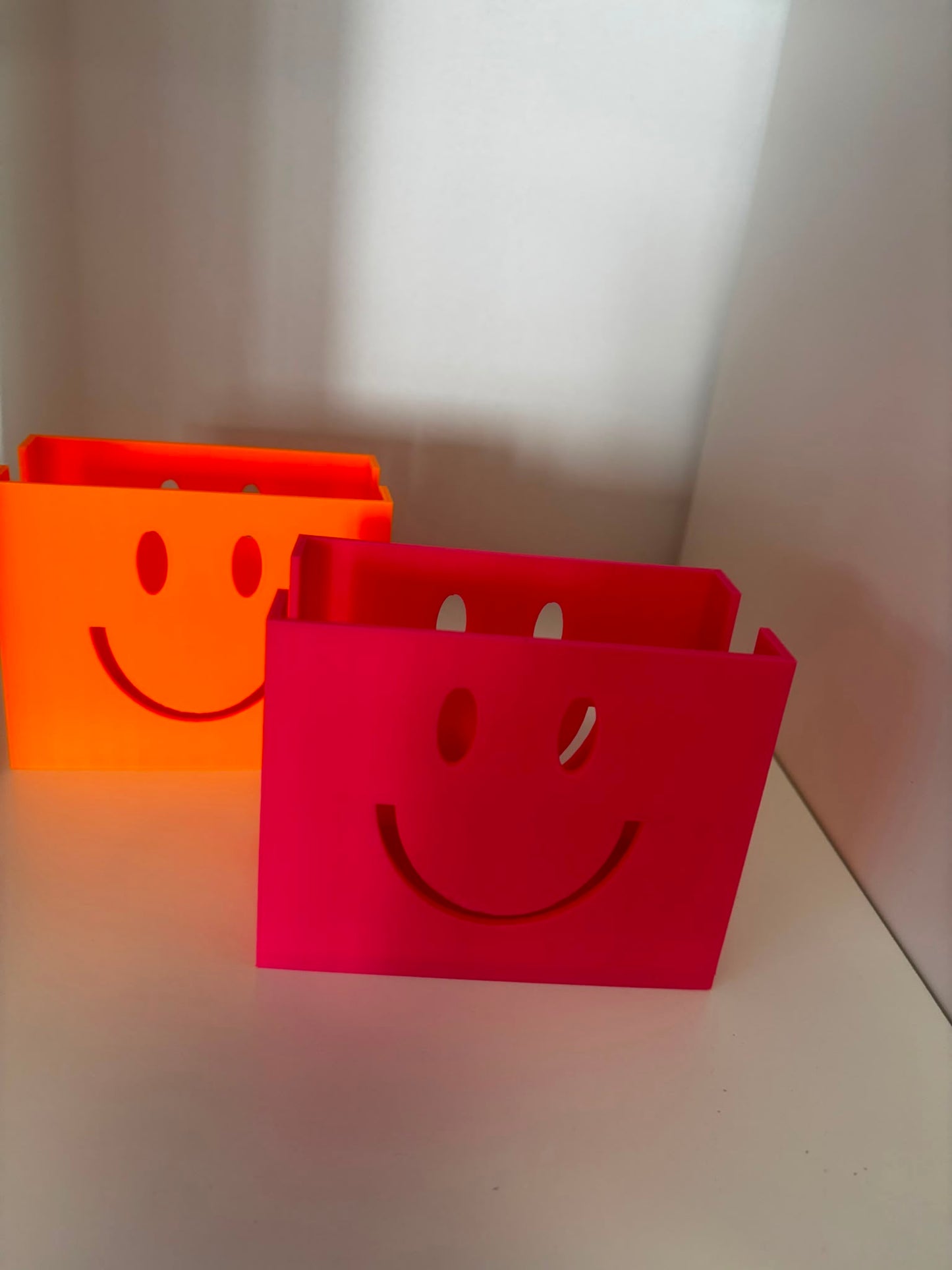 Taschentuchbox mit Smiley | Kosmetiktücher Box | 3D Druck | Wunschfarbe | Moderne Tissue Box | Dekoration | Geschenk