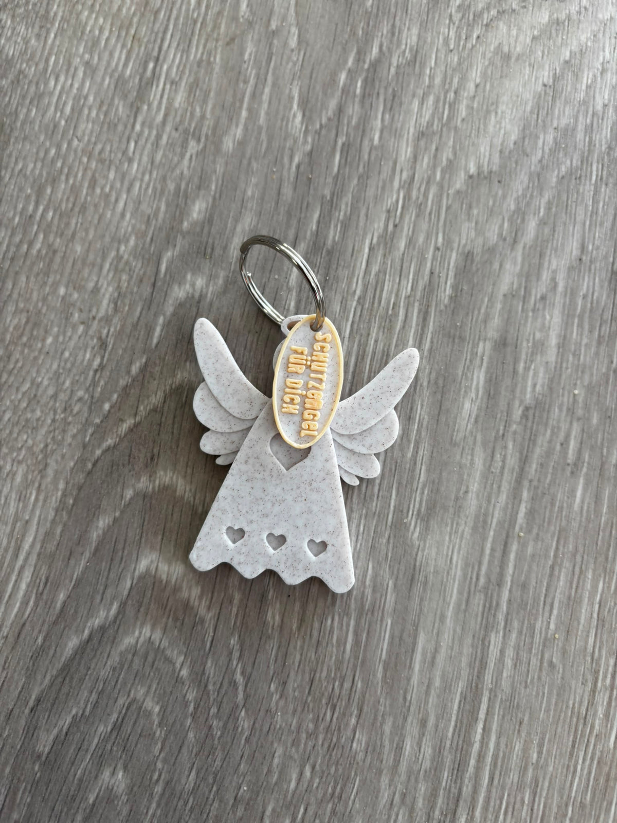 Schutzengel Schlüsselanhänger – kleiner Glücksbringer – Engel Anhänger – Geschenk für Lieblingsmenschen – 3D Druck