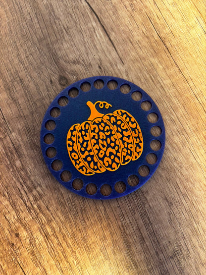 Häkelrohling Herbst & Halloween – Untersetzer zum Behäkeln – 10 cm Häkelboden – einzeln oder 4er Set