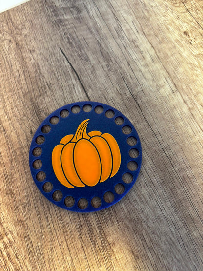 Häkelrohling Herbst & Halloween – Untersetzer zum Behäkeln – 10 cm Häkelboden – einzeln oder 4er Set