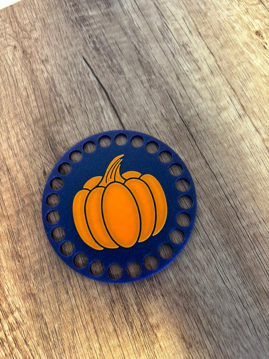 Häkelrohling Herbst & Halloween – Untersetzer zum Behäkeln – 10 cm Häkelboden – einzeln oder 4er Set