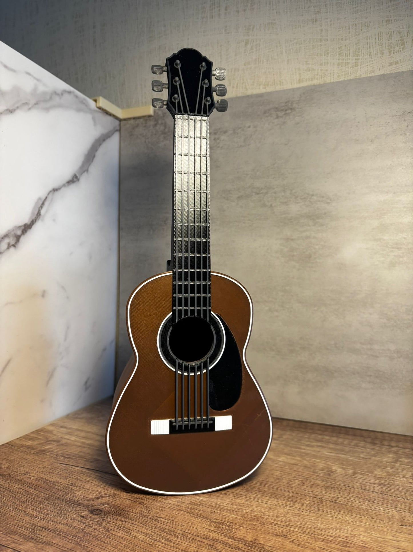 Vogelhaus Gitarre 35 cm | Deko Vogelhaus Outdoor | Gitarren Design | Garten Deko | Wetterfest | Geschenk für Musikliebhaber