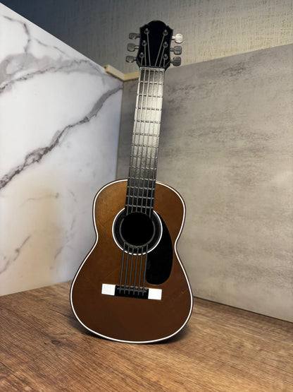 Vogelhaus Gitarre 35 cm | Deko Vogelhaus Outdoor | Gitarren Design | Garten Deko | Wetterfest | Geschenk für Musikliebhaber