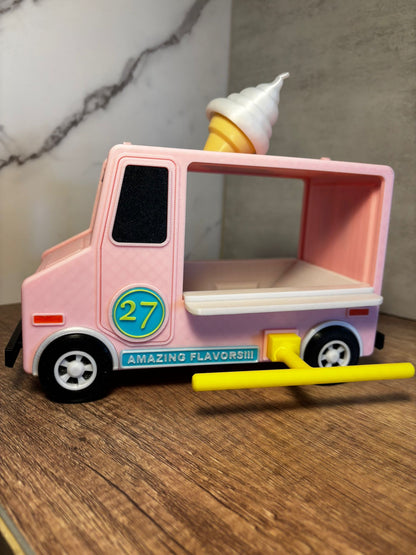 Vogelhaus Eiswagen | Futterhaus Vogelhaus | Ice Cream Truck Design | Garten Deko | Wetterfest | 3D Druck | 20 cm