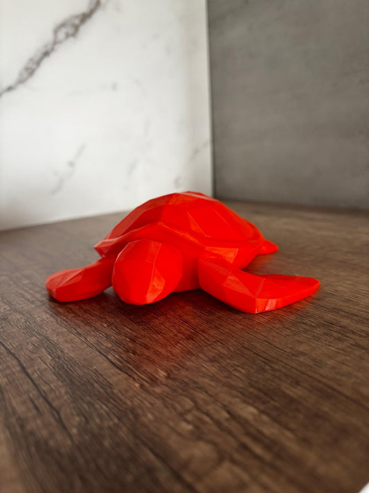 Schildkröte Deko modern | geometrische Tierfigur | 3D Druck Deko | minimalistisches Design | Geschenk Idee | personalisierte Farbe