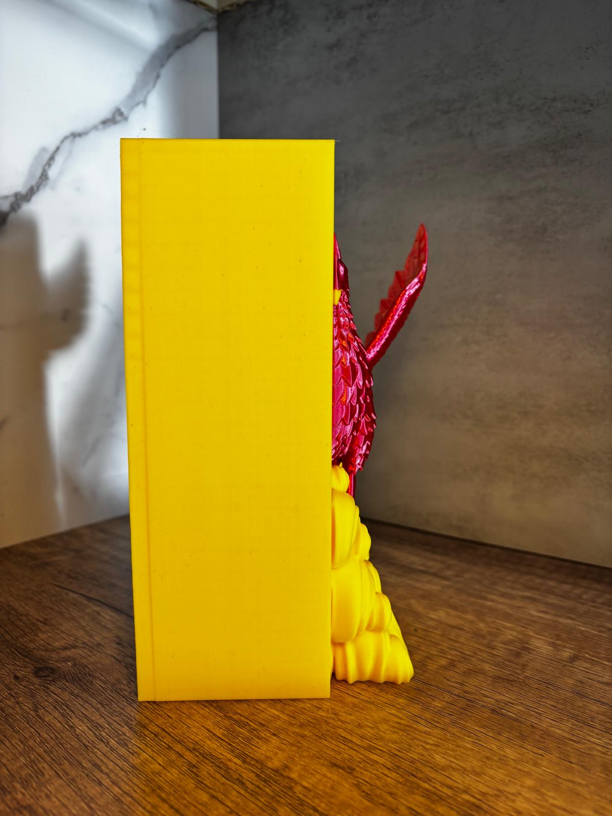 Phönix Book Nook Deko | Bücherregal Einsatz Fantasy | 3D Druck Regal Deko | Geschenk für Leser | personalisierte Farbe | Phoenix Figur