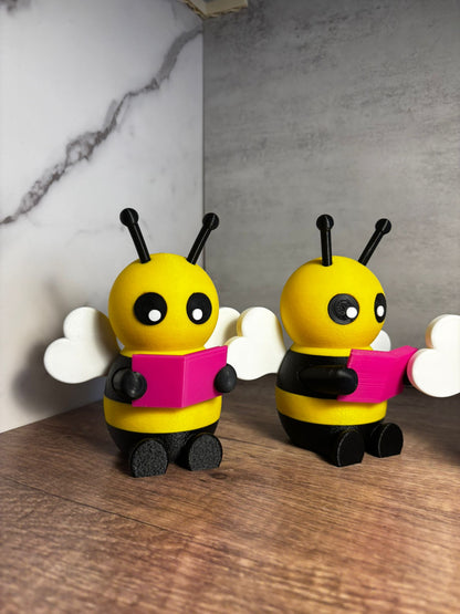 Süße Biene Deko aus 3D Druck | Bee Figur | Kawaii Tierfigur | Frühlingsdeko | Geschenkidee | Wunschfarbe | ca. 10 cm