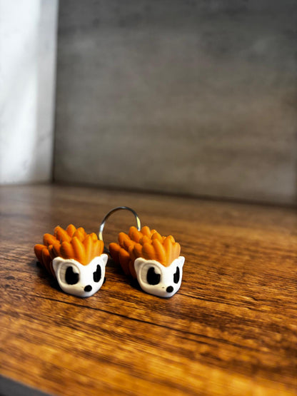Flexi Igel Figur | beweglicher Igel 3D Druck | süßes Tier Geschenk | Fidget Toy | Schlüsselanhänger optional | personalisierte Farbe