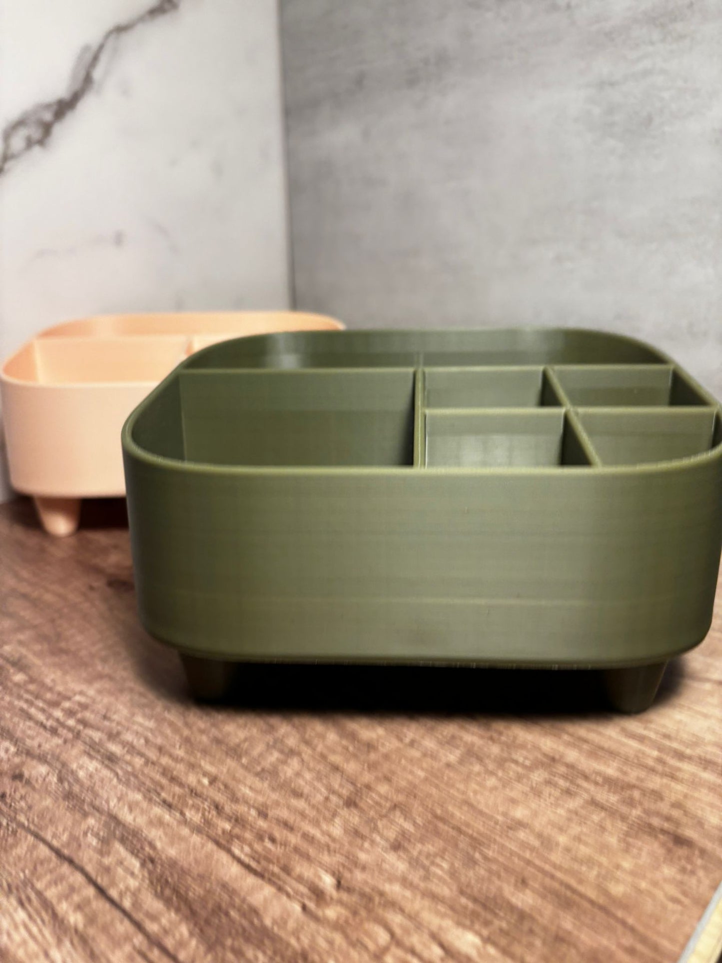 Bad Organizer aus 3D Druck | Schmink Organizer | Aufbewahrung Badezimmer | Kosmetik Organizer | Wunschfarbe | 17 cm