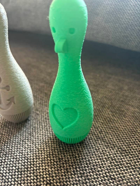 3D Möwenfigur – Herz oder Anker | maritime Deko | ca. 13 cm