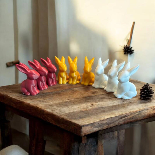 3D Osterhasen in 3 Größen – Frühlingsdeko mit Wunschfarbe