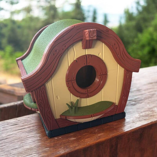 Hobbit Vogelhaus – wetterfest | 3D-Druck | optionales Kamerafach