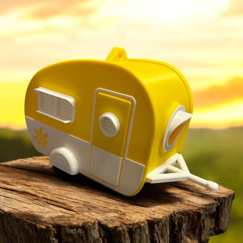 Vogelhaus Wohnwagen-Style – 3D-Druck Gartendeko für Garten & Balkon