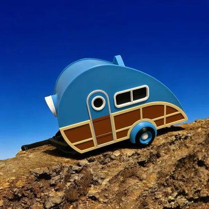 Vogelhaus Wohnwagen-Stil – 3D-Druck Gartendeko