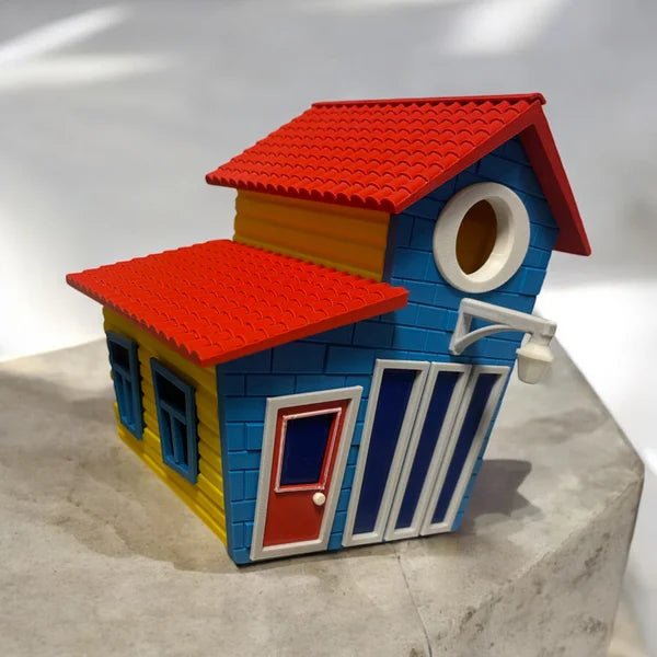 Vogelhaus im Tooned-Design – 3D-Druck Deko für Garten & Balkon