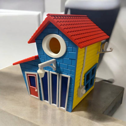 Vogelhaus im Tooned-Design – 3D-Druck Deko für Garten & Balkon