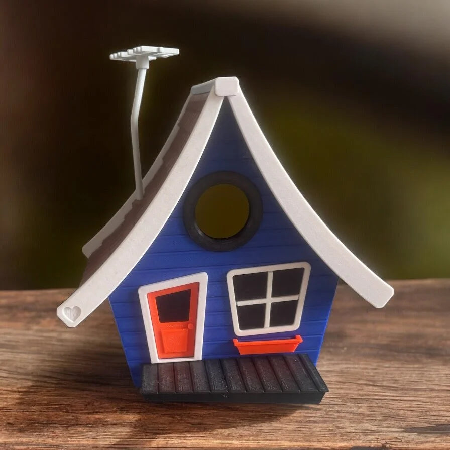 Vogelhaus Tooned Design – 3D-Druck | Wunschfarbe möglich