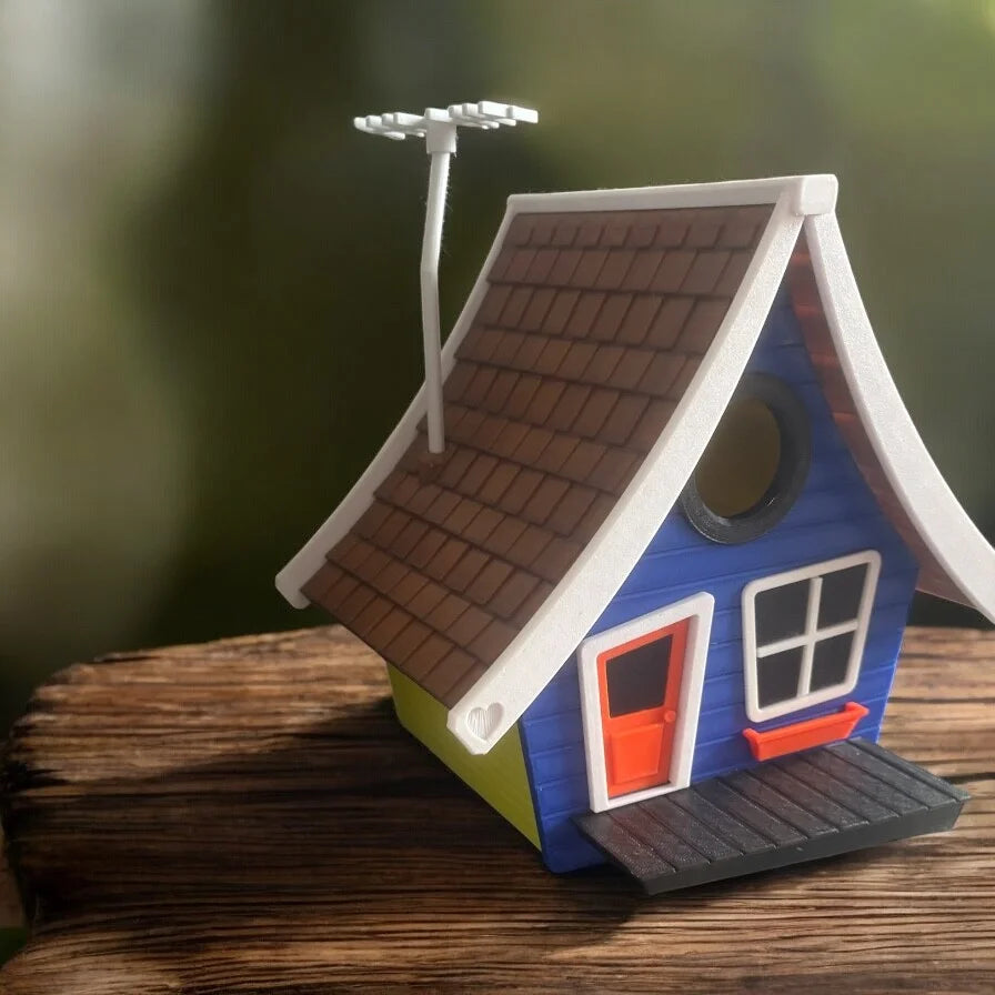 Vogelhaus Tooned Design – 3D-Druck | Wunschfarbe möglich